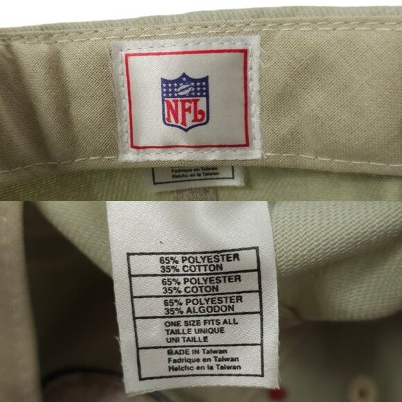 NFL San Francisco 49ers Football Adjustable Strapback Cap Baseball Hat Khaki - Picture 9 of 15